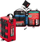 Survival Handy First Aid Kit - Trousse de premiers secours portable avec RCR - Pour 1 à 2 personnes