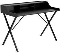 Flash Furniture Computer Bureauplank, Staal, Zwart Laminaat Boven/Zwart Frame, 121,92 x 67,31 x 10,16 cm