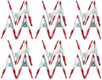Humbert Hobby Zeilklemmen - 24 stuks - Metaal - 10 cm