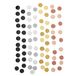 Boltze Home Guirlande lidra l195cm zwart/goud/rosegoud/zilver