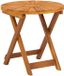 vidaXL Bistrotafel Naturel Ø45 x 45 cm Massief Acaciahout