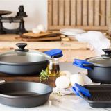 MONIX Solid+ Braadpan met glazen deksel, 32 cm
