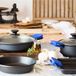 MONIX Solid+ Braadpan met glazen deksel, 32 cm
