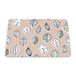 Bonamaison Rechthoekige muismat met digitale print, antislip onderkant, voor kantoor en thuis, 22 x 18 cm