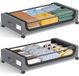Set de 2 boîtes de rangement pour lit, 40 litres, gris