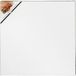 Artist & Co Schildersdoek - 2x stuks - 50 x 50 cm - vierkant - canvas - katoen - wit