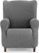 ECOMMERC3 1-zits fauteuilhoes, universeel en veelzijdig, donkergrijs, stof