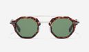 Hawkers Citybreak zonnebril Achthoekig Bruin/Zilver Unisex