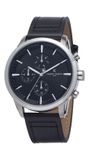 Pierre Cardin La Gloire Champeret PC902741F102 Horloge - Leer - Zwart - Ø 45 mm