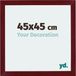 Your Decoration Cadre photo 45x45 cm MDF Rouge vin balayé Mura