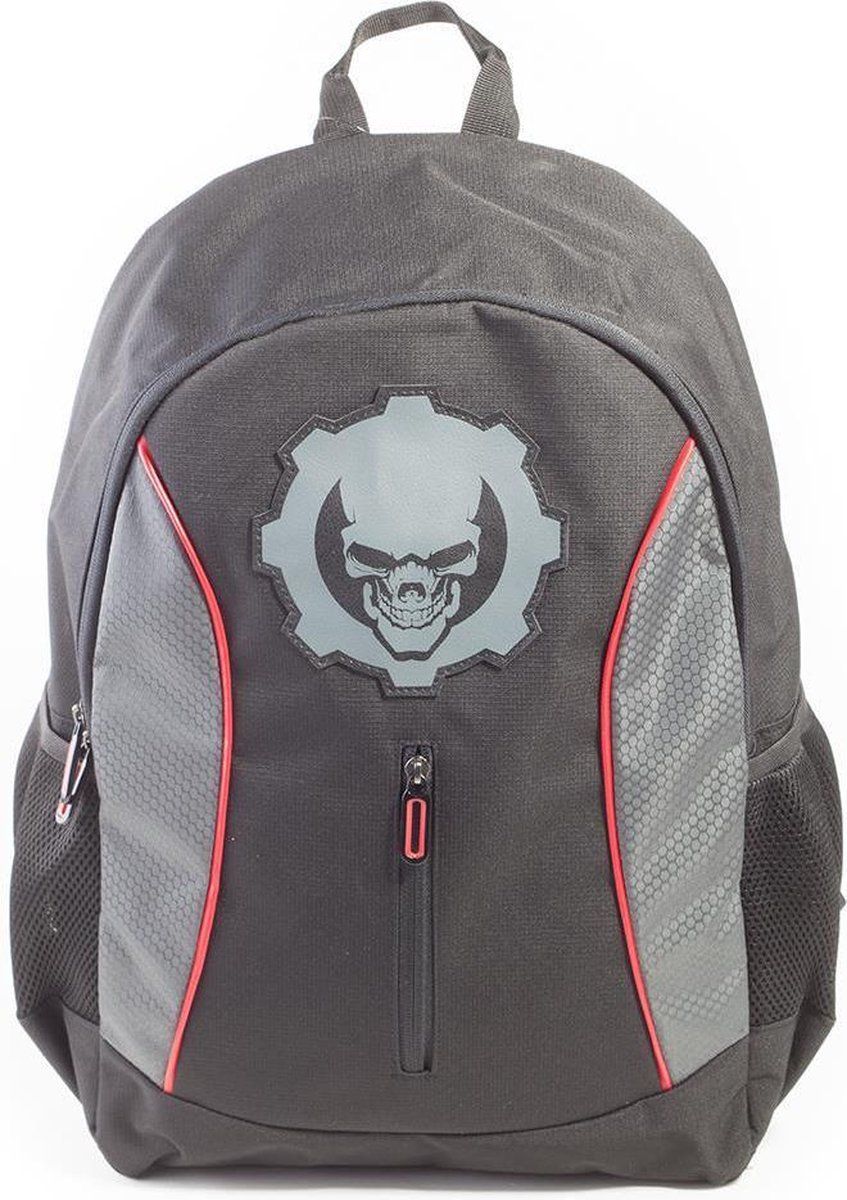 Difuzed Gears Of War 5 - Black Skull Printed Backpack - Polyester - Multicolour