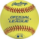 Rawlings Leren Honkbal Optic Yellow Geel 9 inch
