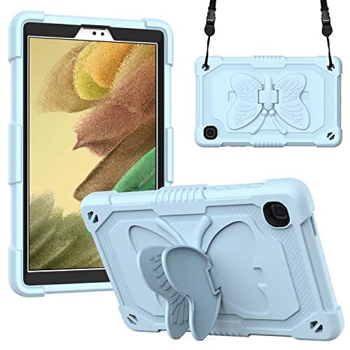 Aowdoy Beschermhoes voor Samsung Galaxy Tab A7 Lite 8,7 inch 2021 – beschermhoes met displaybeschermfolie voor SM-T220 / T225 / T227