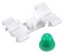 Serre-tête clips 50 pièces - Clips de fixation pour voiture - Plastique blanc - Compatible E36/E46 - Durable - Pour fixation permanente