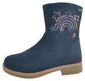 Lurchi Chaussures enfant fille bottes fermeture éclair bleu loisir