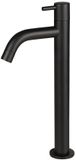 Differnz Wastafelkraan - Koudwaterkraan - Hoog - 28.5 cm - Mat Zwart