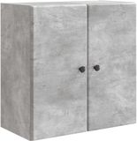 vidaXL Wandkast 59 x 31 x 60 cm Bewerkt hout Betongrijs