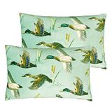 Evans Lichfield Country Duck Pond Rechthoekig Polyester Gevuld Kussen - Twin Pack