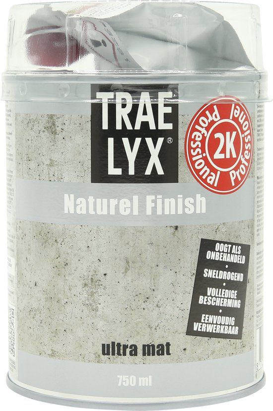 Trae Lyx Naturel Finish - 0.25L - Transparant - Mat - Hout - 20 jaar garantie