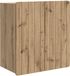 vidaXL Wandkast 59 x 31 x 64 cm Bewerkt hout Artisanaal eiken