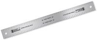 StewMac SM0673 Snaarverdelingsliniaal RVS