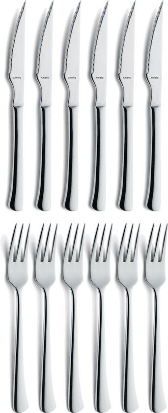 Amefa Chuletero Steakset - 12-delig - 6 Personen