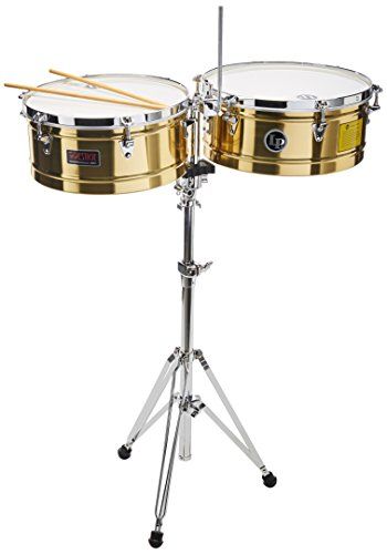 LP Latin Percussion Timbales Prestige Solid Brass