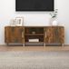 Maison Exclusive - meuble TV, placage chêne fumé, 150x30x50 cm, panneau de particules