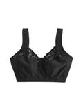 Next - Dames - F-K cup beha met ultiem comfort, gewatteerde bandjes, zonder vulling, zonder beugel en met zijsteun - Zwart