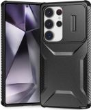 Selected by GSMpunt.nl Samsung Galaxy S25 Ultra Hoesje Camera Slider Back Cover Schokbestendig Zwart