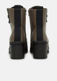 s.Oliver Enkellaarsjes Vrouwen olijfgroen Chelsea boots