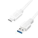 LogiLink CU0173 USB-kabel USB 3.2 Gen 1 (3.1 Gen 1) 0,5 m USB A USB C Wit