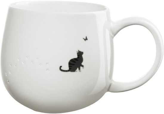 ASA Selection magu mok met oor, Cat Ø 10,2 cm, wit, Porselein