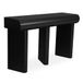 Menzzo Mezade Console - 2 laden - Zwart - L 120 x D 40 x H 78 cm - Design schuine poten - Modern halmeubel