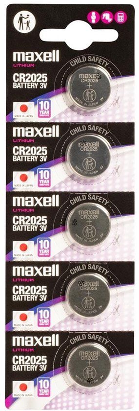 Maxell Batterij 3V CR2025 single - 4902580103033