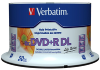 Verbatim DVD+R DL 8.5GB 8x - 50 Pack