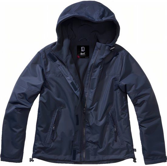 Brandit Frontzip Dames Windbreaker - marineblauw - S