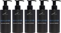 Claudius Cosmetics B.V. Claudius Bodylotion Hammam Herbal 300 ml - met pomp - zwarte fles - set van 5 stuks