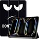 iMoshion Tablet Hoes Geschikt voor Apple iPad Pro 13 (2024) - Book Case - Zwart / Don't touch