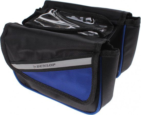 Dunlop Fietstas Frame - Waterdicht, Telefoonhouder, Opbergvakken