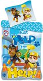 Paw Patrol Dekbedovertrek Yelp for Help 140x200 cm - 70x90 cm Katoen