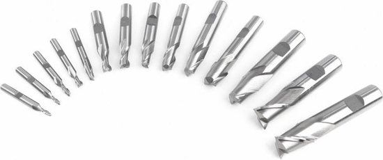 HBM HSS 8% Cobalt spiebaanfrees 6 mm