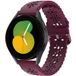 Samsung Galaxy Watch 5 40mm bracelet en silicone avec motif (bordeaux)