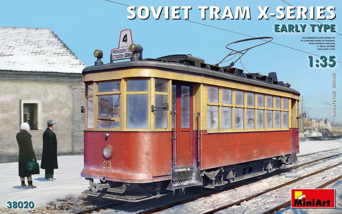 MiniArt SOVIET TRAM X -SERIES EARLY TYPE - metaal - 2022