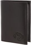 oxmox Leren portemonnee Leather RFID Protect Kombibörse Crab 2.0 Embossed Brown donkerbruin