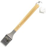 Fackelmann Grote barbecueborstel 42 cm Roestvrij staal | Hout