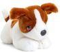 Keel Toys Hond - 32 cm - Bruin/Wit Pluche