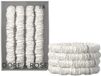 Dore & Rose Scrunchie Set White - 4x1cm