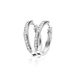 Zinzi zilveren oorringen 24 x 3mm witte zirconia's met luxe klapsluiting ZIO192Z