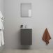 Ensemble de meubles de salle de bain en ligne - 45 cm - Anthracite mat